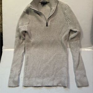 Express men’s Gray Ribbed Sweater